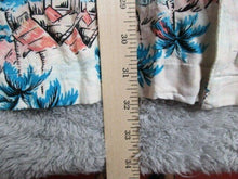 Load image into Gallery viewer, George Shirt Adult 3XL Hawaiian Aloha Palm Tree Sailboat AOP White Pink Teal Men
