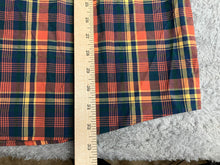 Load image into Gallery viewer, Duluth Trading Shirt Adult Extra Large Tall Navy Orange Plaid Untucked Mens
