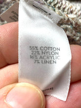 Load image into Gallery viewer, J Jill Sweater Womens Large Rainbow Pastel Cardigan Oversized Linen Nylon Blend
