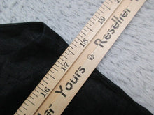 Load image into Gallery viewer, Garnet Hill Shirt Womens Medium Black Linen Tank Blouse Casual Cut V-Neck Ladies
