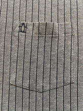 Load image into Gallery viewer, Penguin Munsingwear Shirt Adult 2XL Gray Pique Striped Casual Golf Polo Mens
