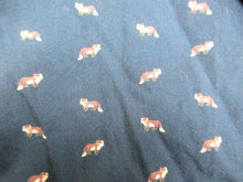 Load image into Gallery viewer, On The Road Shirt Adult Medium Button Up Navy Blue Fox AOP Slim Fit Casual Mens
