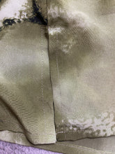 Load image into Gallery viewer, Handmade Shirt Womens 3X Green Button Up AOP Peasant Boho Whimsical Plus Ladies
