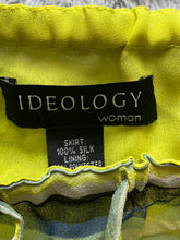 Load image into Gallery viewer, Ideology Skirt Womens 2X (22x31) Asymmetrical Lagenlook Boho Silk Plus Ladies

