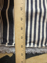 Load image into Gallery viewer, Button Up Shirt Adult Mens 2XL XXL Denim White Striped Flap Pockets Casual Mens
