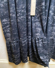 Load image into Gallery viewer, LuLaRoe Dress Womens 3XL XXXL Black Gray Maxi Long Tiered Lagenlook Spandex Lady
