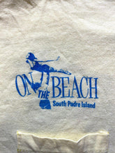 Load image into Gallery viewer, VTG South Padre Island Shirt Adult Large Yellow Single Stitch On Beach 80s Mens
