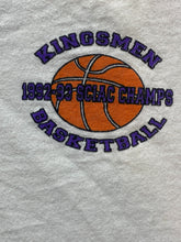 Load image into Gallery viewer, VTG Kingsmen Shirt Adult 2XL XXL Ivory Single Stitch SCIAC Basketball 90s Mens
