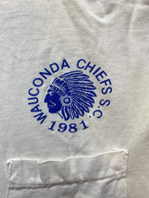 Load image into Gallery viewer, VTG Wauconda Chiefs SC Shirt Adult Extra Large Ivory Native American 80s Jersey
