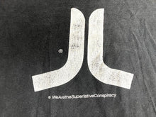 Load image into Gallery viewer, WeSC Shirt Adult Large Black Icon Superlative Conspiracy Streetwear Skater Mens
