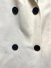 Load image into Gallery viewer, Trouve Dress Womens Large White Double Breasted Pocket Sheath Rayon Spandex

