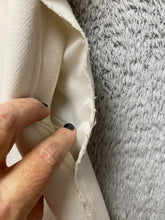 Load image into Gallery viewer, Trouve Dress Womens Large White Double Breasted Pocket Sheath Rayon Spandex
