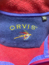 Load image into Gallery viewer, Orvis Sweater Adult Extra Large 1/4 Zip Fleece Embroidered Logo Outerwear Mens
