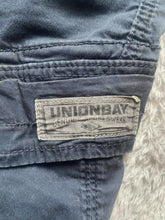 Load image into Gallery viewer, UNIONBAY Shorts Adult 38 Cargo Pockets Flat Front Spandex Sportswear Mens
