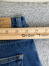 Load image into Gallery viewer, Eddie Bauer Jeans Womens 12 (30x27.5) Blue Straight Petite Flannel Lined Denim
