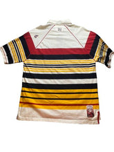 Load image into Gallery viewer, Akademiks Shirt Adult 3XL Black Gold AKDMKS Raglan Jeanius Level Golf Polo Mens
