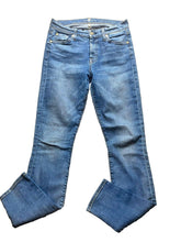 Load image into Gallery viewer, 7 For All Mankind Jeans Womens 29x29.5 Whiskered Skinny Spandex Stretch Denim
