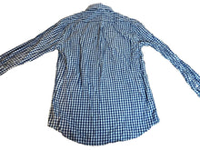 Load image into Gallery viewer, Nat Nast Shirt Adult Medium Blue Checkered Button Up Casual Luxury Original Mens
