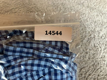 Load image into Gallery viewer, Nat Nast Shirt Adult Medium Blue Checkered Button Up Casual Luxury Original Mens
