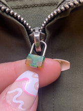 Load image into Gallery viewer, Zenergy By Chicos Shirt Womens Extra Large Army Green Long Sleeve Full Zip Lady
