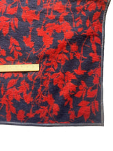 Load image into Gallery viewer, BCBGMaxazria Sweater Womens One Size Red Navy Across Cape Poncho Cozy 48&quot; Ladies
