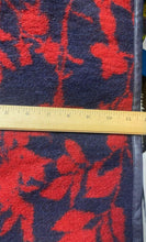 Load image into Gallery viewer, BCBGMaxazria Sweater Womens One Size Red Navy Across Cape Poncho Cozy 48&quot; Ladies
