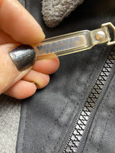 Load image into Gallery viewer, Weather Tamer Jacket Adult Extra Large Black Gray Full Zip Reversable Mens
