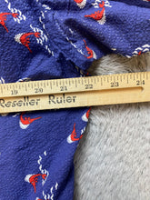 Load image into Gallery viewer, J Crew Shirt Adult Medium Blue Button Up AOP Long Nose Fish Casual Collared Mens
