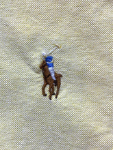 Load image into Gallery viewer, Ralph Lauren Shirt Adult Medium Yellow Flesh Pony Button Up Casual Collared Mens
