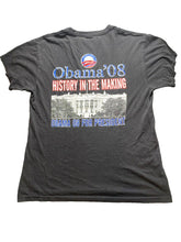 Load image into Gallery viewer, Barack Obama Shirt Adult Large Black History In The Making Change 2 Sided Mens
