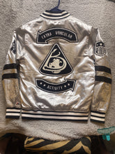 Load image into Gallery viewer, Billionaire Boys Club Jacket Adult Medium Sliver Majestic EVA Spell Out Mens NWT
