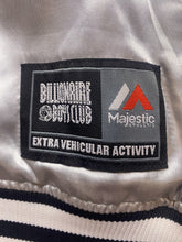 Load image into Gallery viewer, Billionaire Boys Club Jacket Adult Medium Sliver Majestic EVA Spell Out Mens NWT
