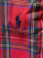Load image into Gallery viewer, Ralph Lauren Shirt Adult Extra Large Tartan Plaid Button Up Blue Pony Big Mens
