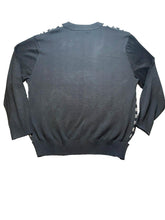 Load image into Gallery viewer, Bagazio Sweater Adult Large Black White Geometric Outerwear Pullover Mens
