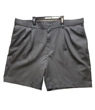 Load image into Gallery viewer, PGA Tour Shorts Adult 44 Charcoal Gray Chino Pleated Golf Casual Performance Men
