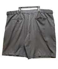 Load image into Gallery viewer, PGA Tour Shorts Adult 44 Charcoal Gray Chino Pleated Golf Casual Performance Men
