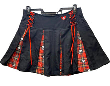 Load image into Gallery viewer, Skelanimals Skirt Womens Extra Large (34x17) Goth Emo Cyberpunk Whimsigoth Mini
