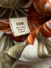 Load image into Gallery viewer, Caribbean Shirt Adult 3XB Taupe AOP Floral Hawaiian Aloha Button Up Silk Big Men
