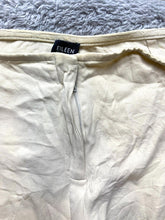 Load image into Gallery viewer, Eileen Fisher Pants Womens Large (37x29) Beige Flat Front Silk Spandex Ladies
