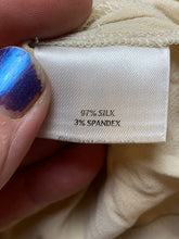 Load image into Gallery viewer, Eileen Fisher Pants Womens Large (37x29) Beige Flat Front Silk Spandex Ladies
