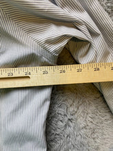 Load image into Gallery viewer, Brooks Brothers Shirt Adult 16.5-34 Gray Black Striped  Button Up Dress Mens
