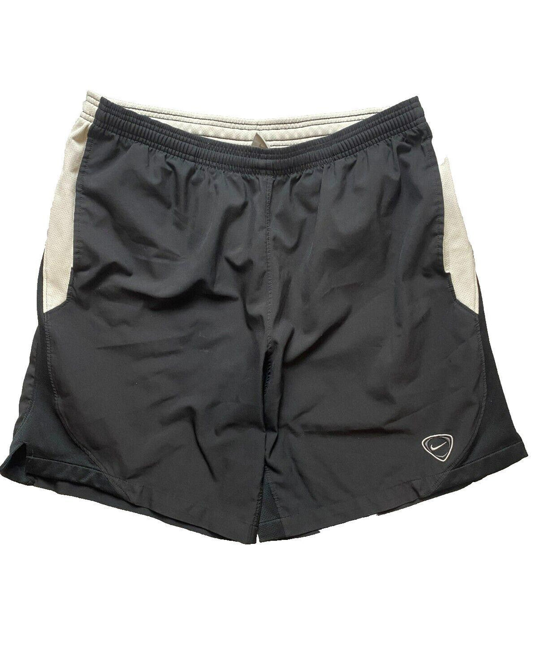 Nike Shorts Adult Medium (33x8) Black Dri Fit Drawstring Running Training Mens