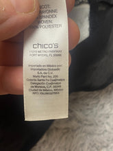 Load image into Gallery viewer, Chicos Shirt Women 3 (Extra Large) Sheer Trim Tunic Rayon Spandex Stretch Blouse
