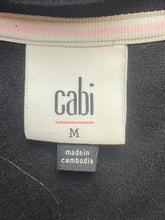 Load image into Gallery viewer, Cabi Jacket Womens Medium Black Convertible Long Cropped Peplum Rayon Stretch
