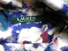 Load image into Gallery viewer, Lauren Ralph Lauren Shirt Womens Large Button Up Allover Print Flower Blouse
