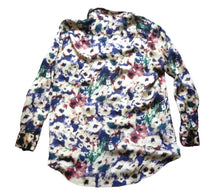 Load image into Gallery viewer, Lauren Ralph Lauren Shirt Womens Large Button Up Allover Print Flower Blouse
