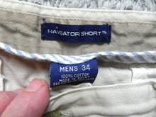 Load image into Gallery viewer, Catalina Shorts Adult 34 Pleated Navigator 8.5 Inseam Twill Walking Casual Mens
