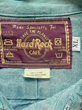 Load image into Gallery viewer, VTG Hard Rock Cafe Shirt Adult Extra Large Honolulu Hawaii Planet Button Up Mens
