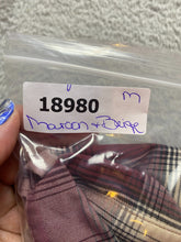 Load image into Gallery viewer, Wrangler Shirt Adult 3XL Maroon Beige Plaid Button Up Pocket Outdoor Camping Men
