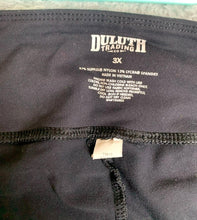 Load image into Gallery viewer, Duluth Trading Co Leggings Womens 3X (41x26) Black Pull On Spandex Nylon Stretch
